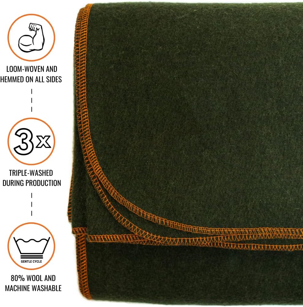 Arcturus XL Military Wool Blanket