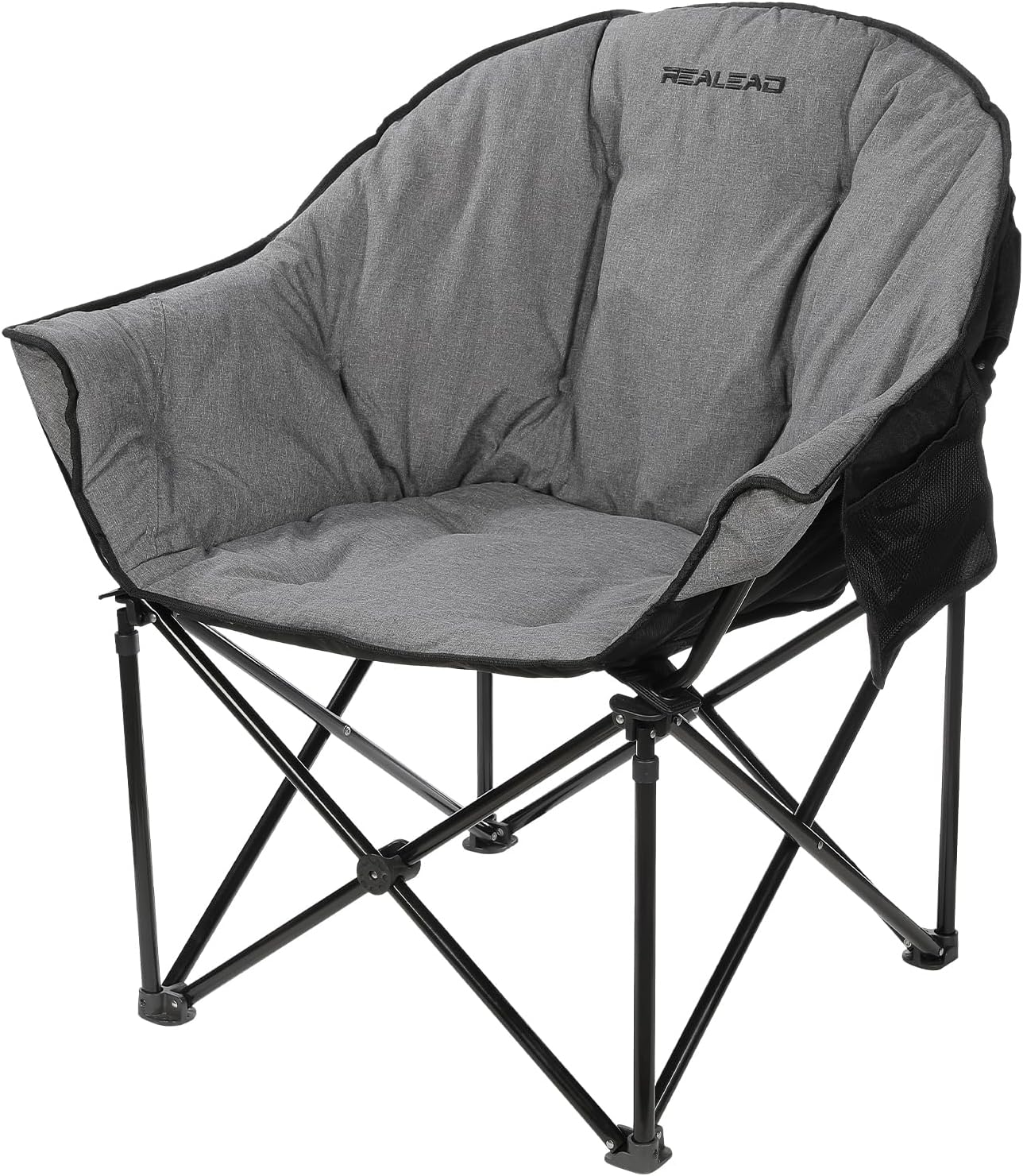 Grey Oversized Moon Chair