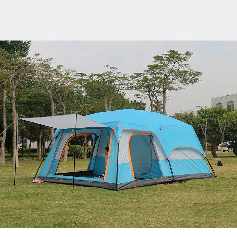 4-8 Person Camping Tent with Two Bedrooms
