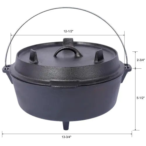 Cast Iron Campfire Dutch Oven