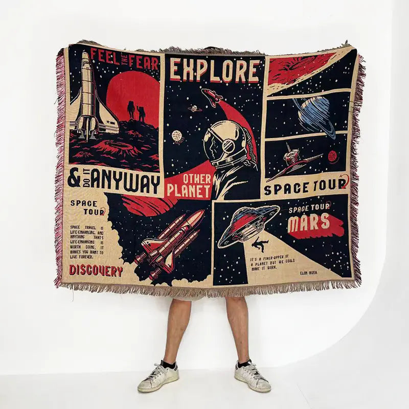 Bohemian Outdoor Blanket for Picnic and Camping