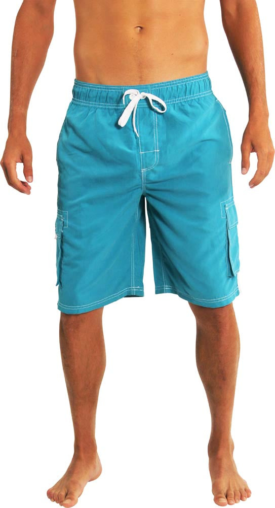 Norty Mens Big Extended Size Swim Trunks - Mens Plus King Size Swimsuit thru 5X-5