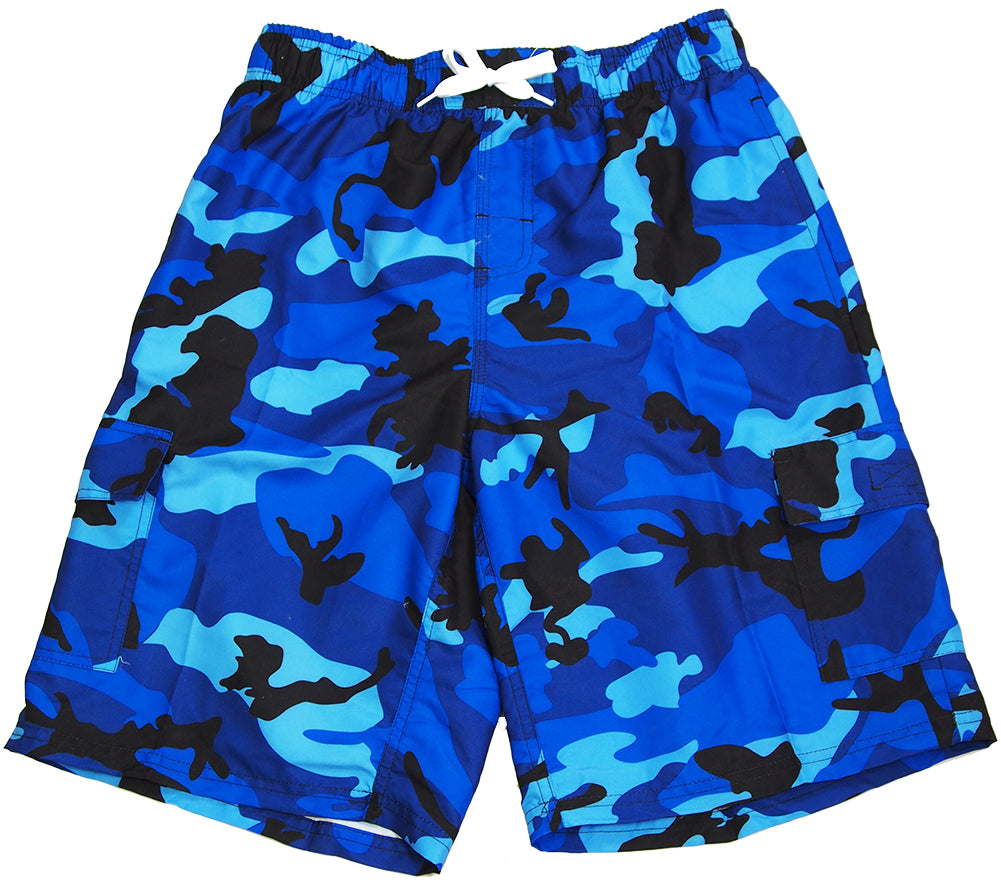 Norty Mens Big Extended Size Swim Trunks - Mens Plus King Size Swimsuit thru 5X-12
