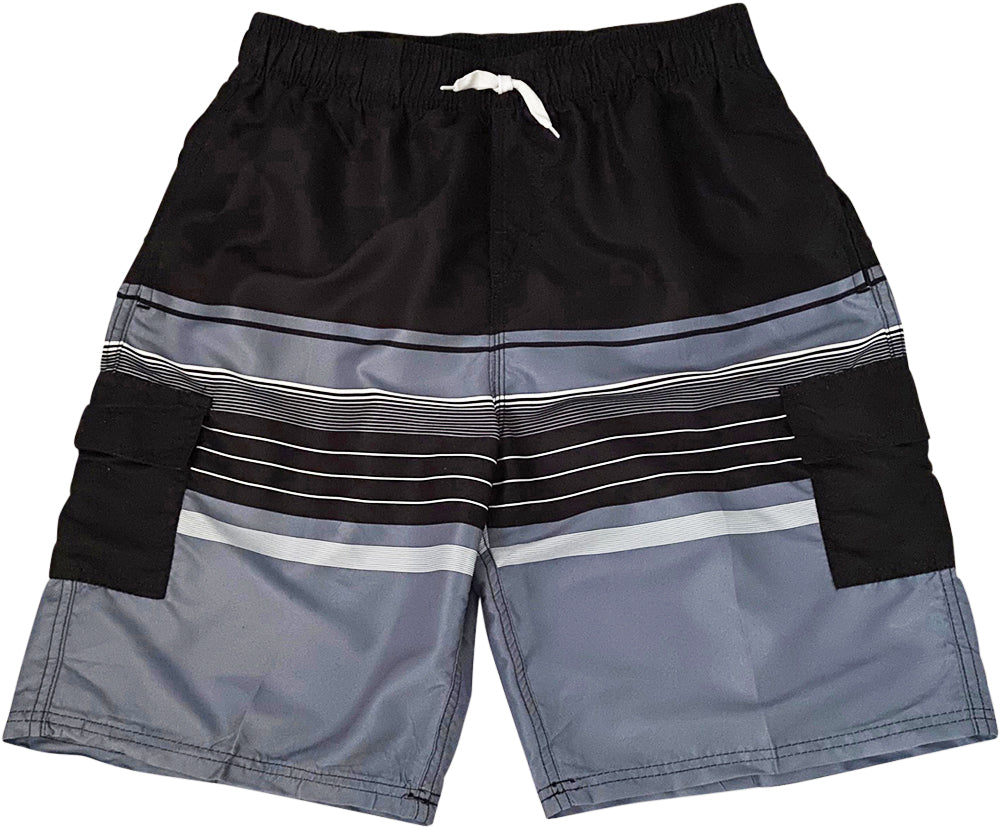 Norty Mens Big Extended Size Swim Trunks - Mens Plus King Size Swimsuit thru 5X-14