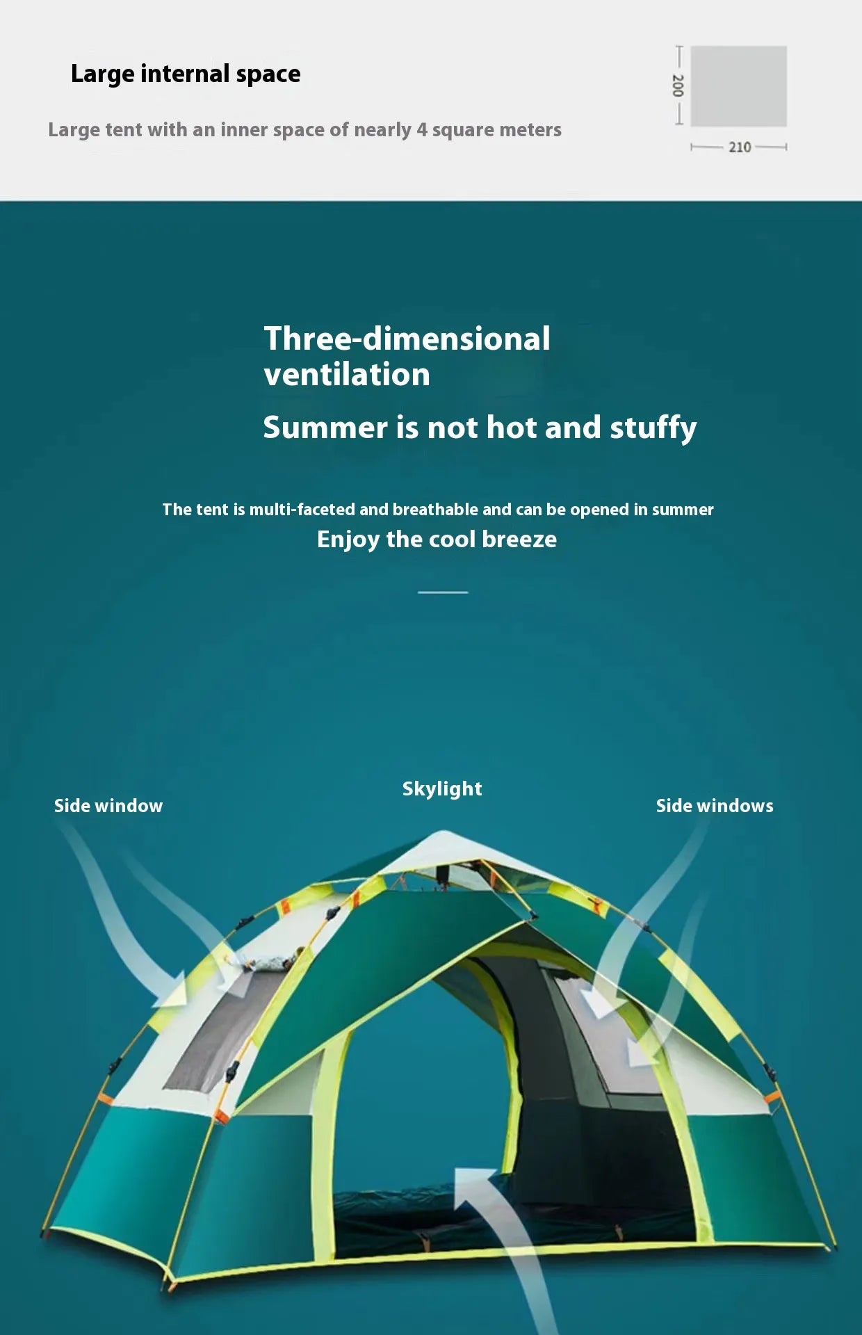 2-Person Auto-Pitch Tent