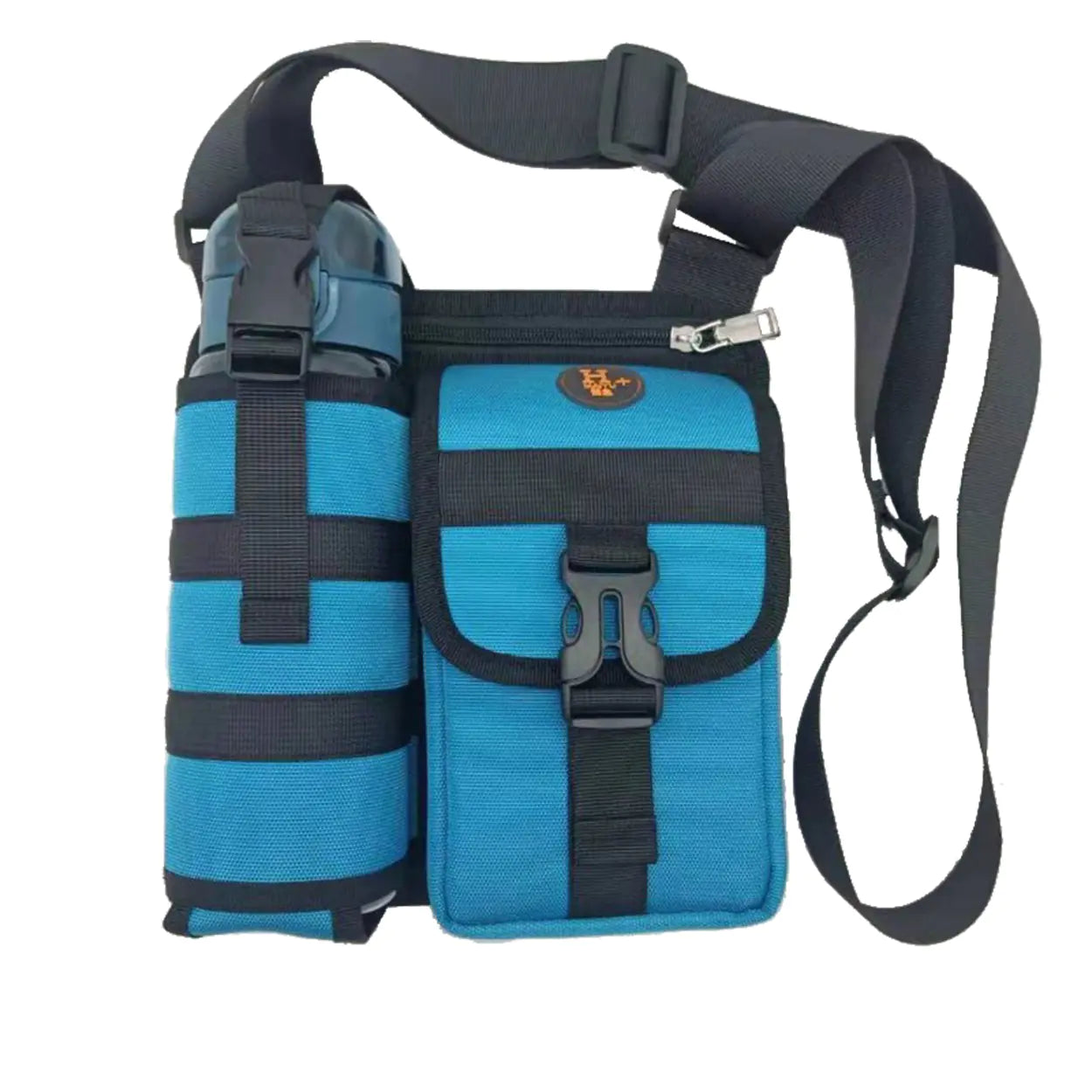New Men's Crossbody Water Bottle Bag for Outdoors