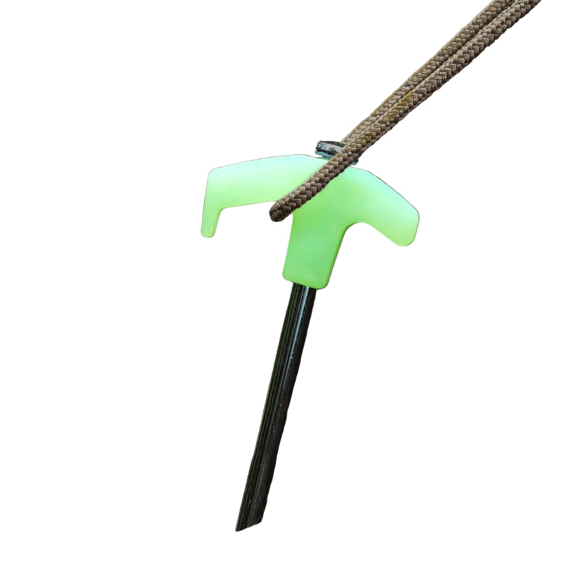 Glow-in-the-Dark Tent Stakes: 4pk, 25cm