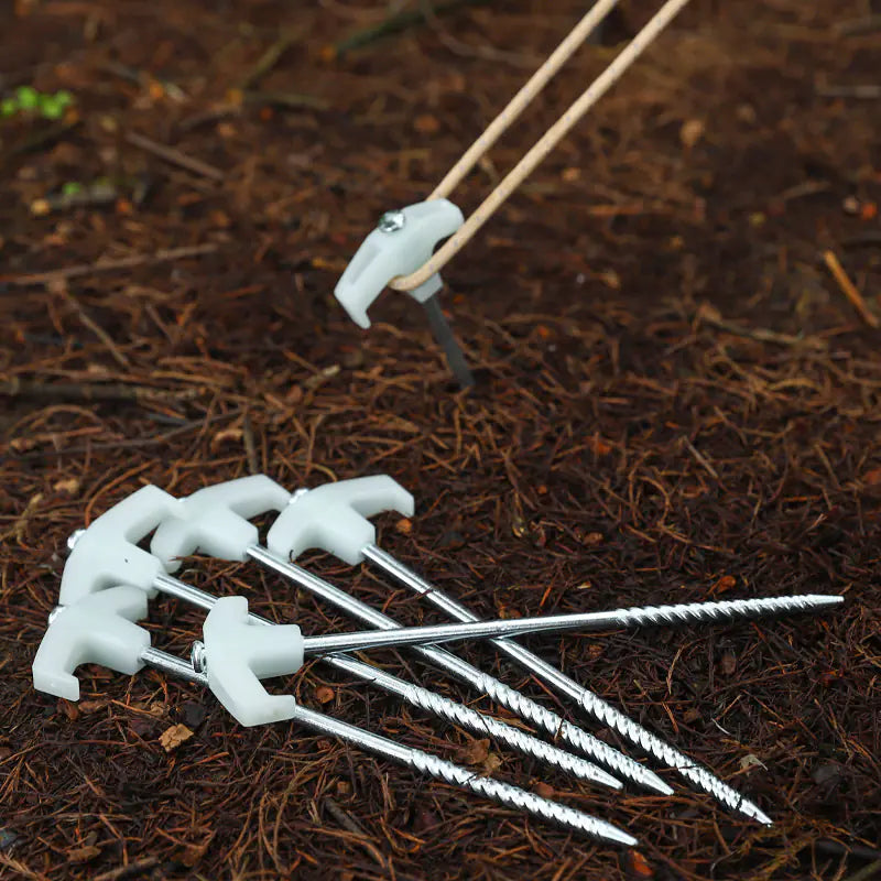 Glow-in-the-Dark Tent Stakes: 4pk, 25cm