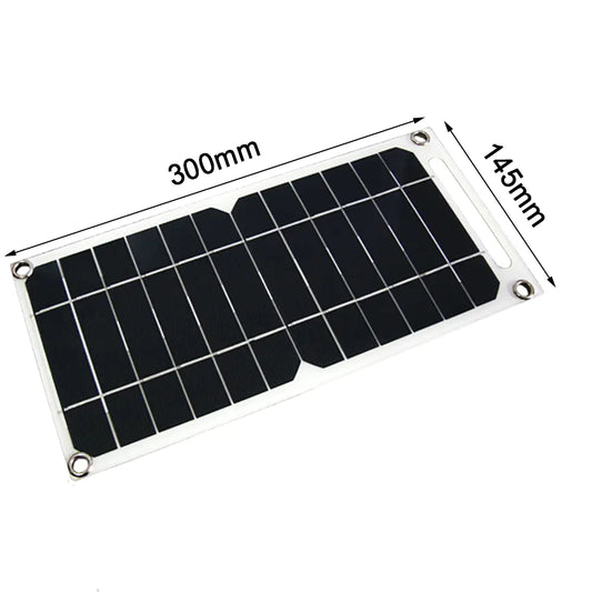 Portable 6V Solar Panel with USB Charger for Outdoors
