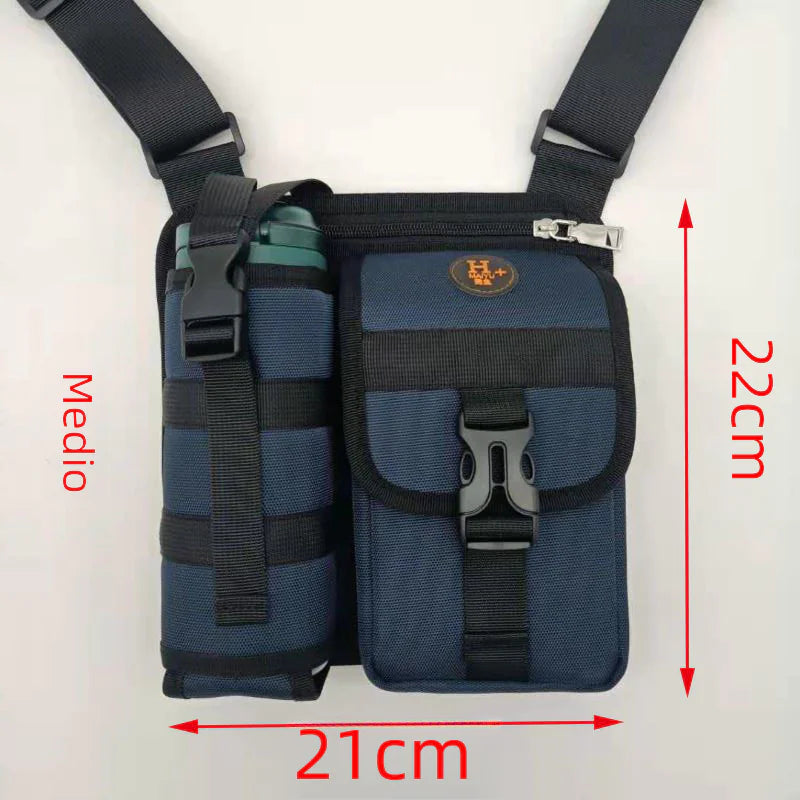 New Men's Crossbody Water Bottle Bag for Outdoors