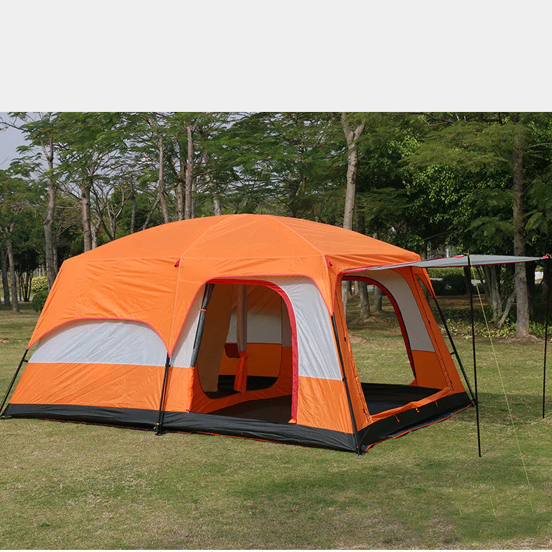 4-8 Person Camping Tent with Two Bedrooms