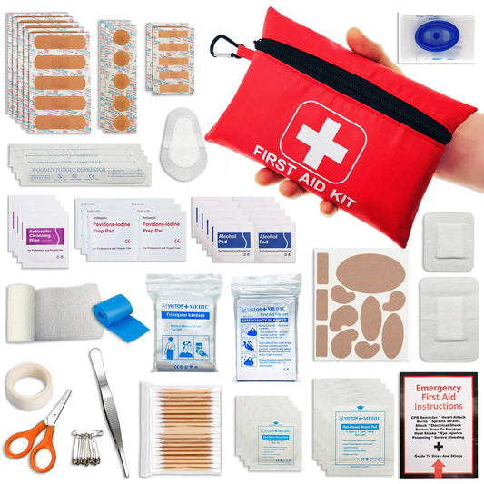 Compact 166-Piece First Aid Kit